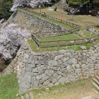 二ノ丸裏御門櫓台と二ノ丸拡張部