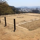 天球丸発掘復元された三階櫓跡/武具蔵跡