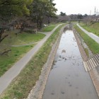 外堀の代わり、伊賀川河川景観
