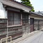 昔の風情が残る通り建物