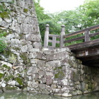 表門橋下辺りの石垣