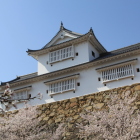備中櫓を二の丸下より
