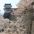 備中櫓東側面本丸虎口側より