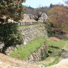楯蔵跡と三の丸紅葉御殿跡の間の石垣