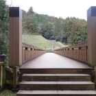 御主殿に向かう曳橋