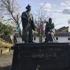 細川忠興と細川ガラシャ像