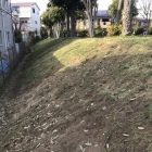 駐車場の土塁