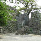 鉄御門跡と天守台
