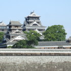 二の丸広場より大小天守と宇土櫓