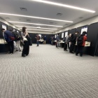 太閤記の展示。御城印ばかりのブースとは打って変わって、ゴリゴリの最先端の研究成果を踏まえた展示でした。この視点を持っていることをお城EXPO的にはアピールしたかったんだろうけど、ゴリゴリ過ぎて観る人を選ぶ内容でした。来年に期待。