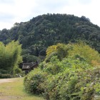 花の壇より山頂の丸を望む