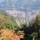 織部出丸より城下町を眺める
