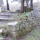 本丸虎口冠木門跡