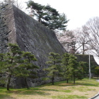 二ノ丸西側の高石垣