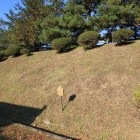 遺構の本丸土塁