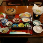 瀬波温泉の夕食