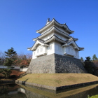 復興模擬御三階櫓、南東角から