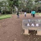 本丸跡　向こうに天守台