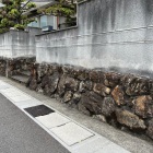 長刀堀・屋敷跡の石垣