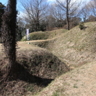 外郭から馬出郭への堀(木橋跡と推定)