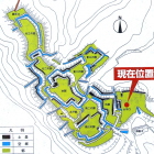 杉山城跡縄張図