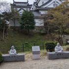 竹千代、家康と天守閣