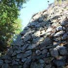 壺坂口門跡の石垣