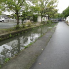 柳城中を囲む堀