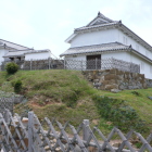 二ノ丸搦手側より本丸東辺を眺める