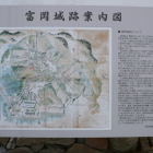 富岡城跡案内図古絵図