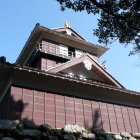 復元天守閣西面裏面