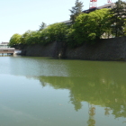 本丸西側坤櫓台から北方向