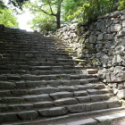 摠見寺への石垣階段