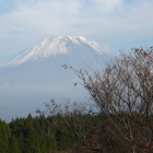 朝霧高原道の駅の富士山眺望