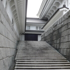 勝山城博物館連立式の内庭階段