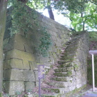 南東角の巽櫓台登り石段
