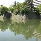 本丸艮櫓台から折りの有る東面、南方向へ