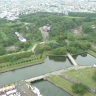 五稜郭を五稜郭タワーより俯瞰する