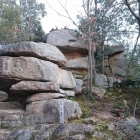 南曲輪の花崗岩巨石