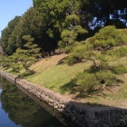 南東側の堀と土塁