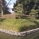 北東側の堀と土塁