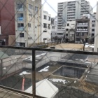 ⑦	発掘現場の様子（資料館二階より）