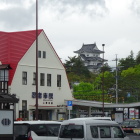 上野市駅からの伊賀上野城。