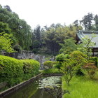 雲松院境内の池