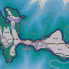 河村城跡案内図