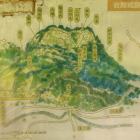 岩殿城跡案内図