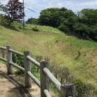 空堀と土塁