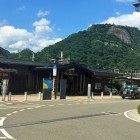 大月駅から岩殿山城