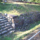 西櫓台の石垣･石段