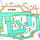 神戸城跡縄張り図